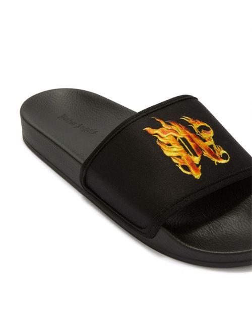 Slipper with logo PALM ANGELS | PMIC010R24MAT0021020